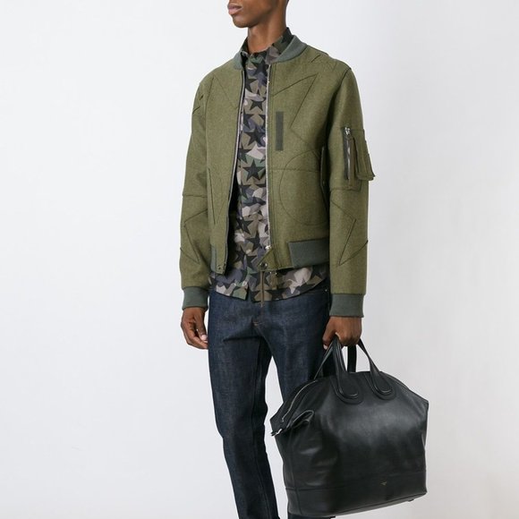 Valentino Star Motif Wool Olive Green Jacket - Picture 2 of 16